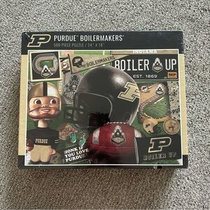 NCAA Purdue Boilermakers Football Retro Series Puzzle (500-Pieces)